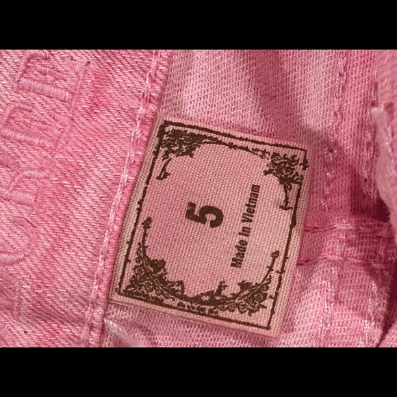 Decree light pink denim shorts - Picture 5 of 5